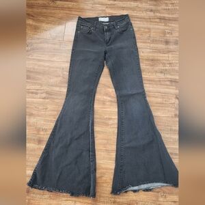 Free People Black Flare Jeans,  Free People Size 27